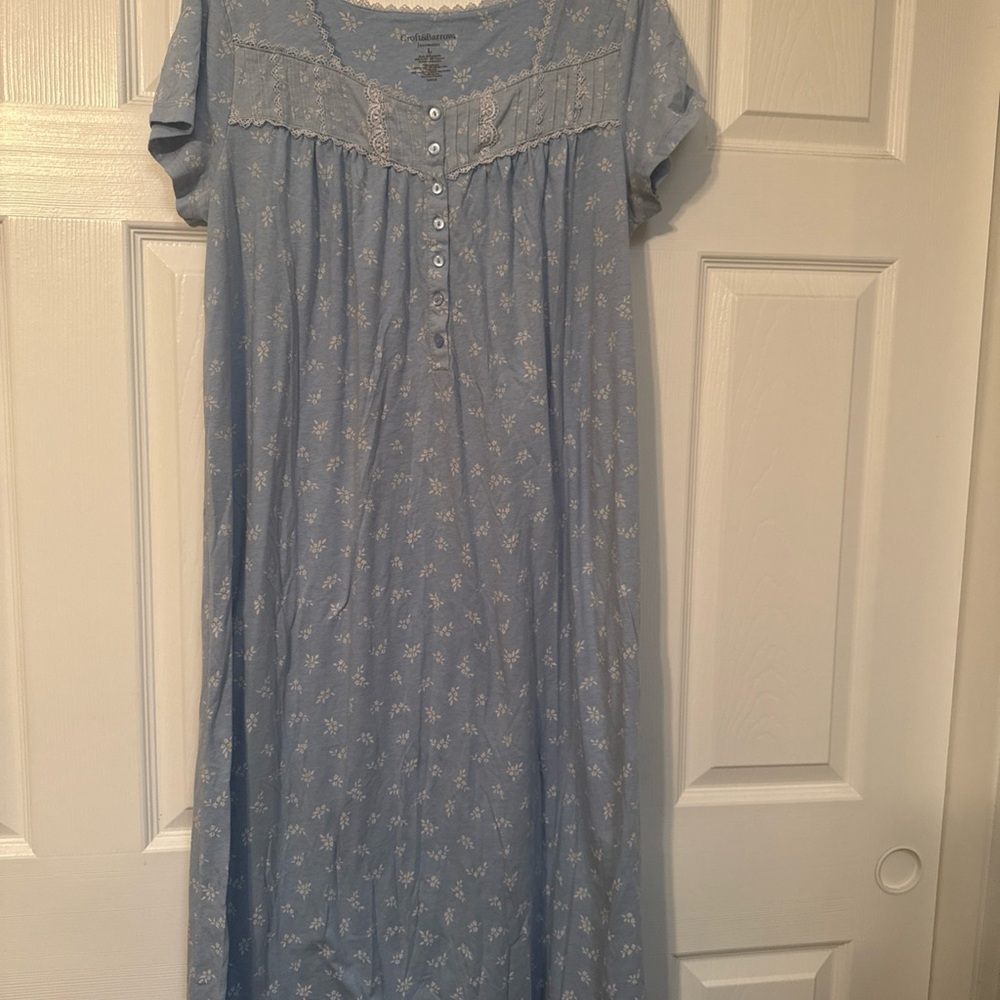 croft & barrow Light Blue Floral Intimate  chemise